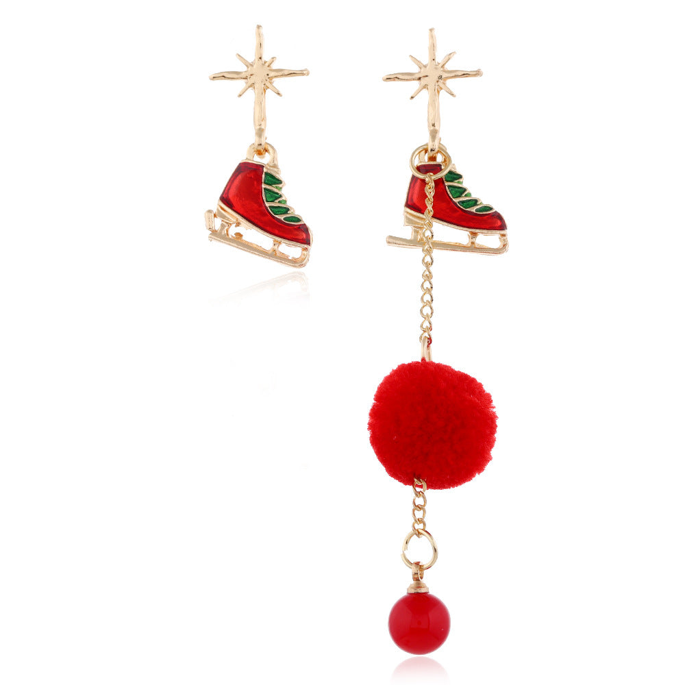 Alloy Christmas series earrings (Minimo de Compra 2) MIC-ZuanL014