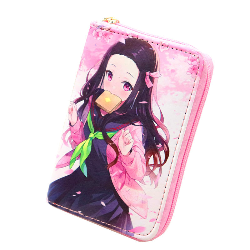 PU Ghost Destruction Blade Cartoon Wallet (Minimo de compra 3) MYA-ShengX015