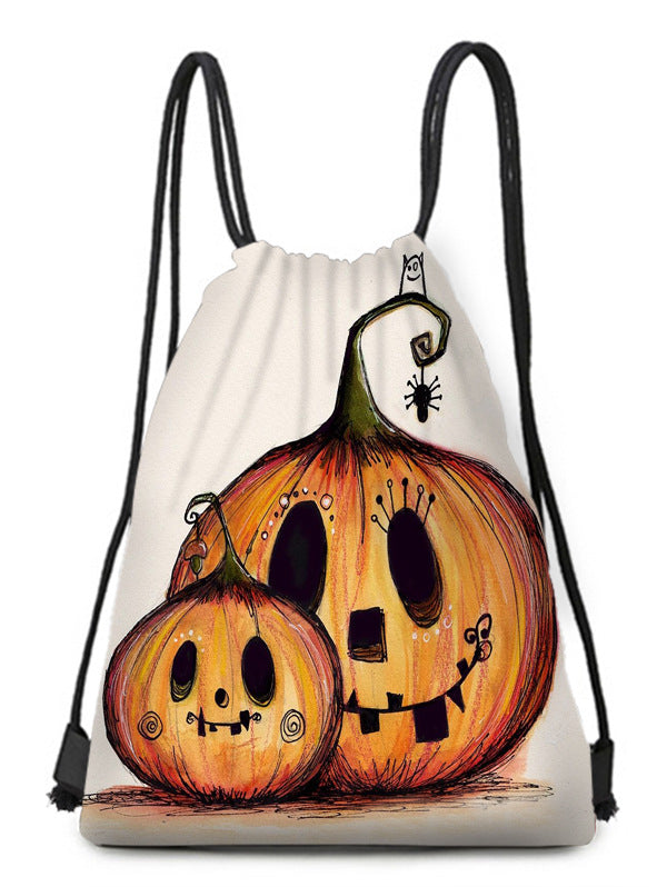 Polyester Halloween drawstring backpack (Minimo de Compra 2) MYA-QB012