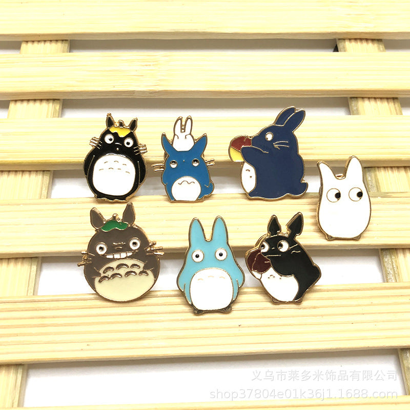 Alloy Classic Cartoon Totoro Earrings (Minimo de Compra 2) MIC-LDM032