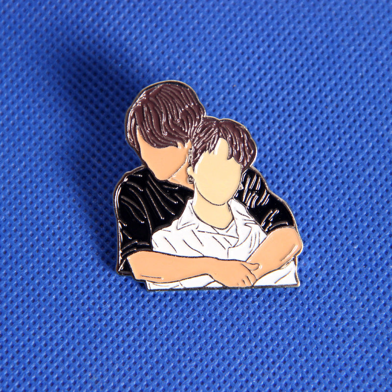 Alloy bulletproof youth team brooch (Minimo de Compra 2) MIC-DaiD034