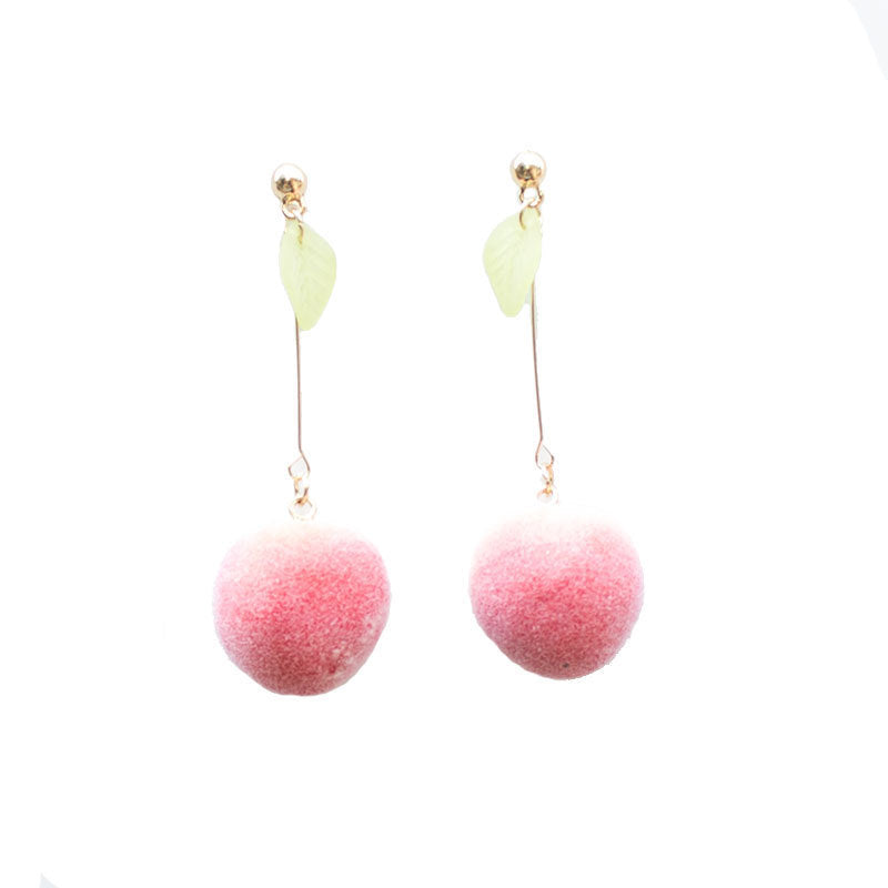 Acrylic New Cherry Earrings (Minimo de Compra 12) MIC-QiuS006