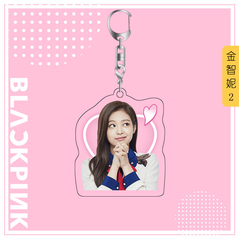 Acrylic Blackpink Star Peripheral Keychain MYA-JYK003