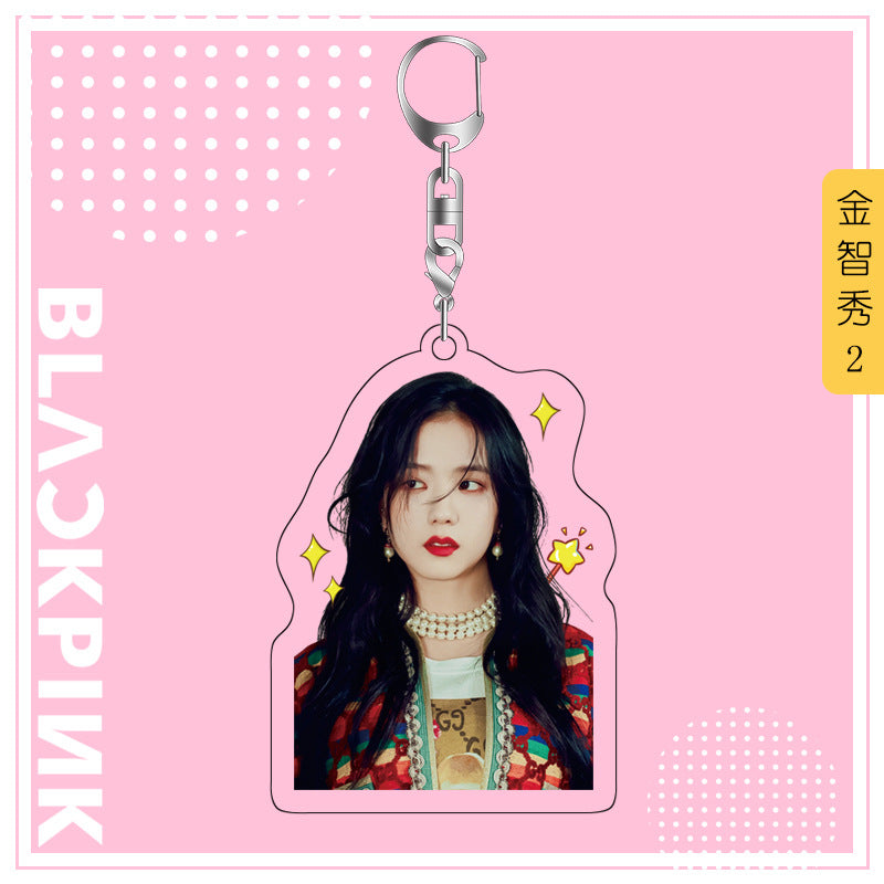 Acrylic Blackpink Star Peripheral Keychain MYA-JYK003