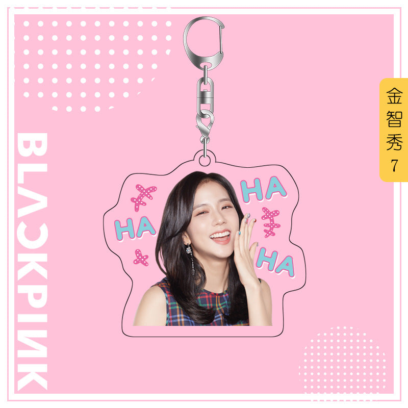 Acrylic Blackpink Star Peripheral Keychain MYA-JYK003