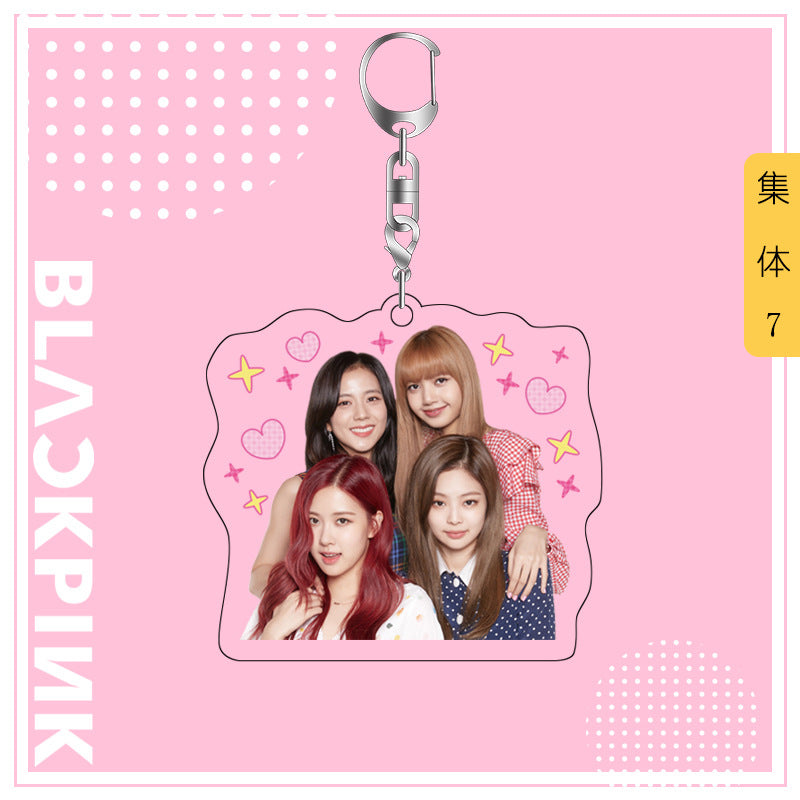 Acrylic Blackpink Star Peripheral Keychain MYA-JYK005