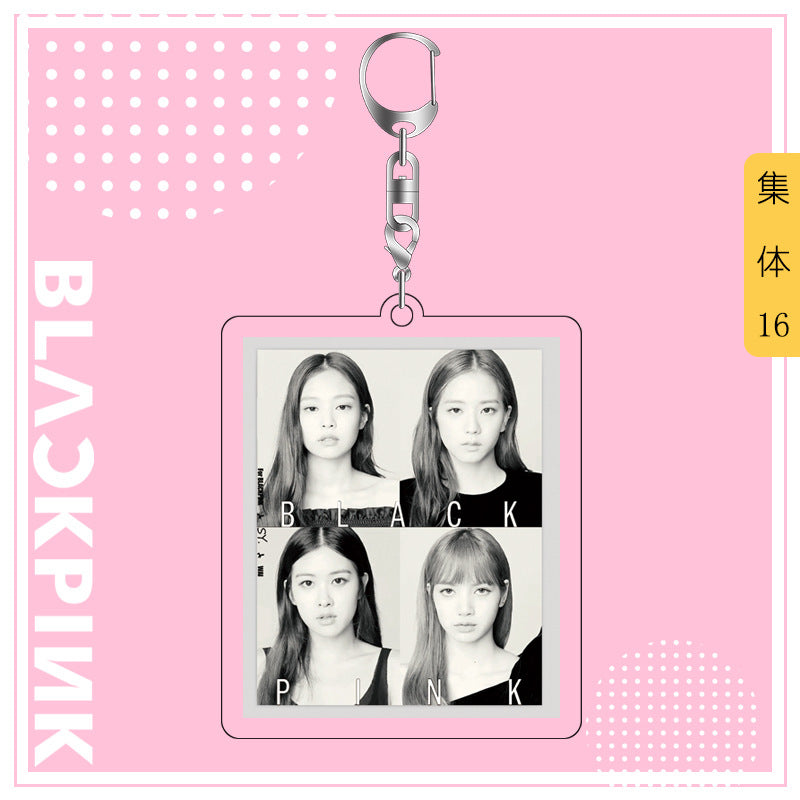 Acrylic Blackpink Star Peripheral Keychain MYA-JYK005