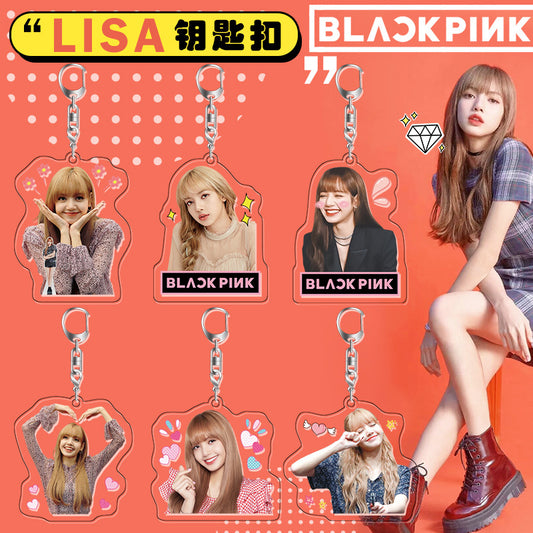 Acrylic Blackpink Star Peripheral Keychain MYA-JYK003