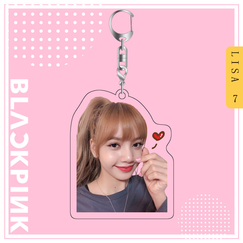 Acrylic Blackpink Star Peripheral Keychain MYA-JYK003