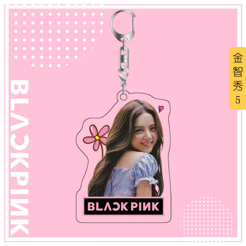 Acrylic Blackpink Star Peripheral Keychain MYA-JYK003