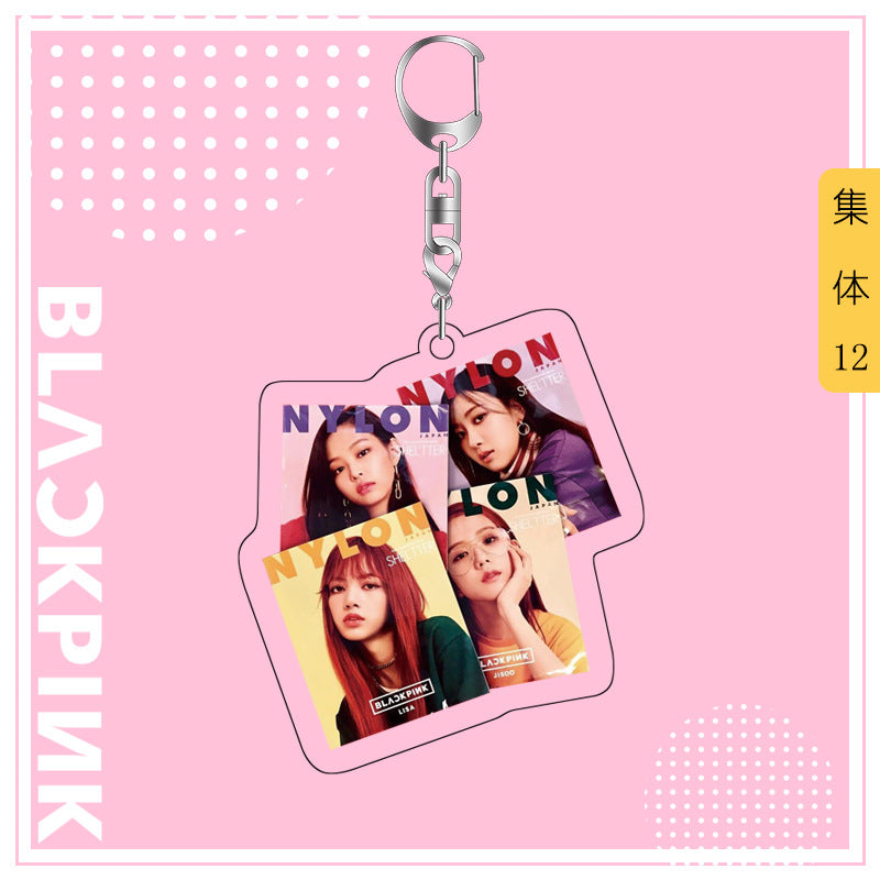 Acrylic Blackpink Star Peripheral Keychain MYA-JYK005