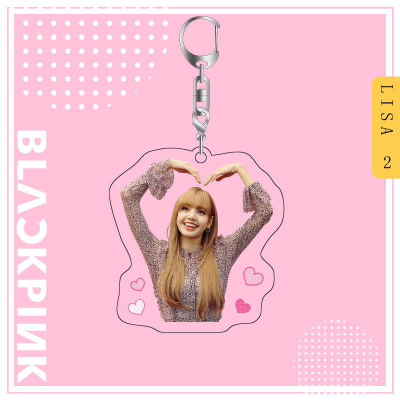 Acrylic Blackpink Star Peripheral Keychain MYA-JYK003