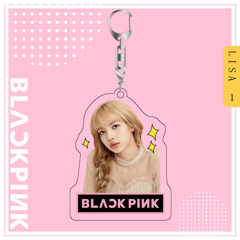 Acrylic Blackpink Star Peripheral Keychain MYA-JYK003