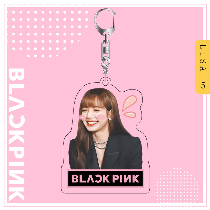 Acrylic Blackpink Star Peripheral Keychain MYA-JYK003