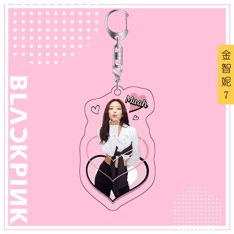 Acrylic Blackpink Star Peripheral Keychain MYA-JYK003