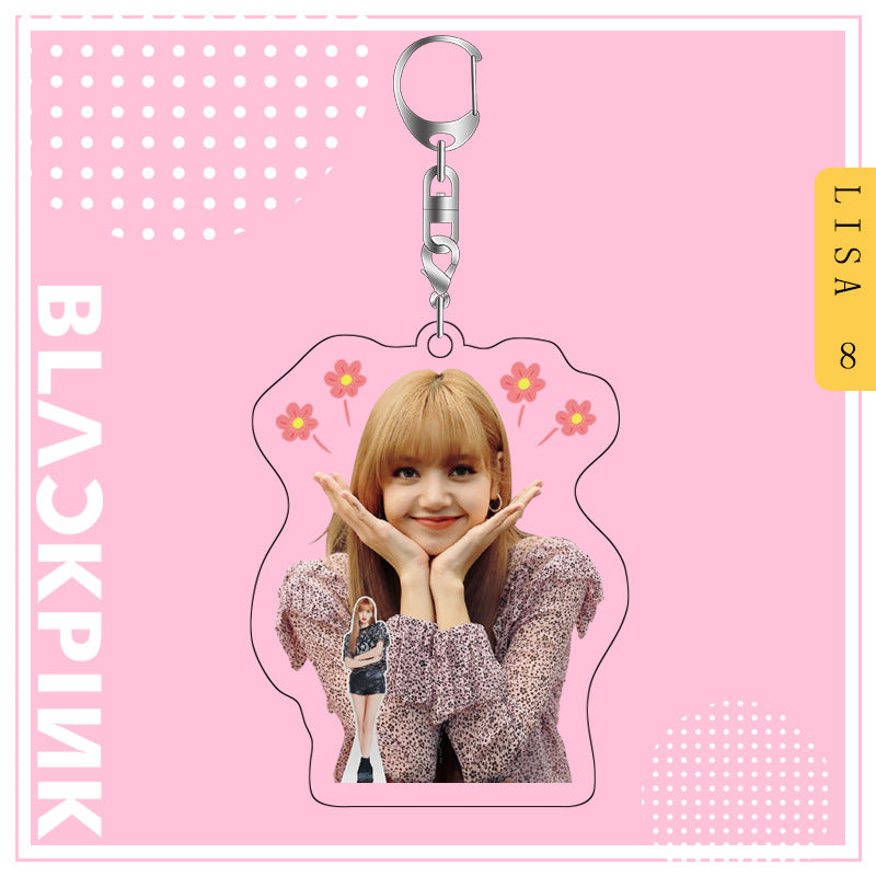 Acrylic Blackpink Star Peripheral Keychain MYA-JYK003