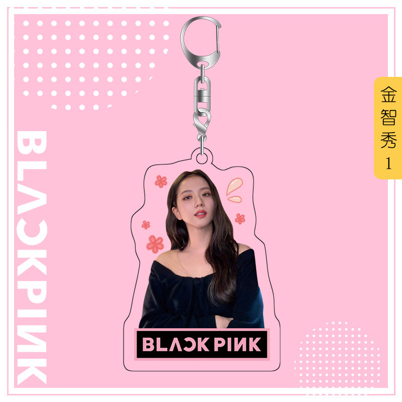 Acrylic Blackpink Star Peripheral Keychain MYA-JYK003