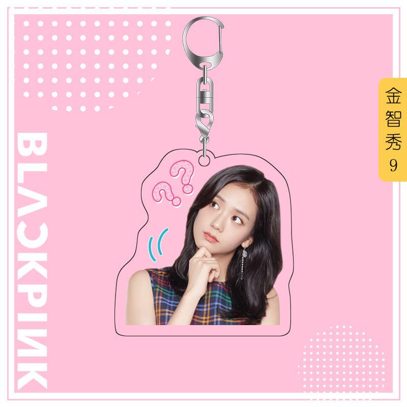 Acrylic Blackpink Star Peripheral Keychain MYA-JYK003