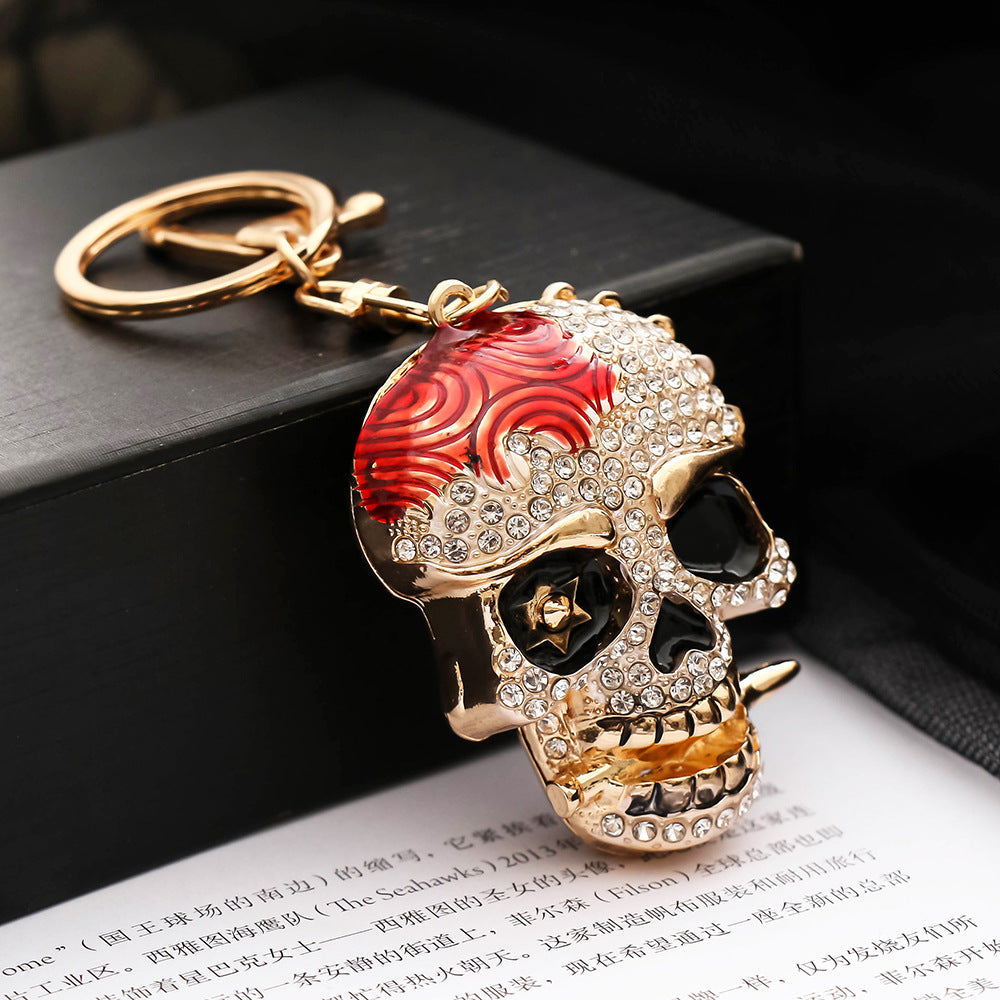 Diamond skull keychain  (Minimo de compra 2) MIC-ChaoK015