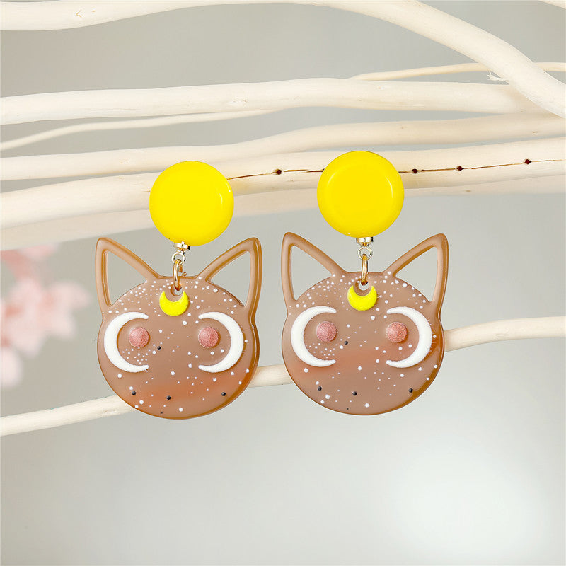 Acrylic marine animal shell earrings (Minimo de Compra 3) MIC-JueJ004