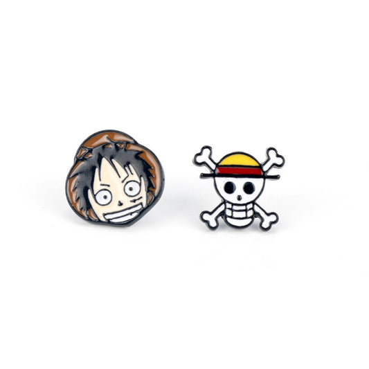 Alloy Pirate King Earrings MIC-HeY012