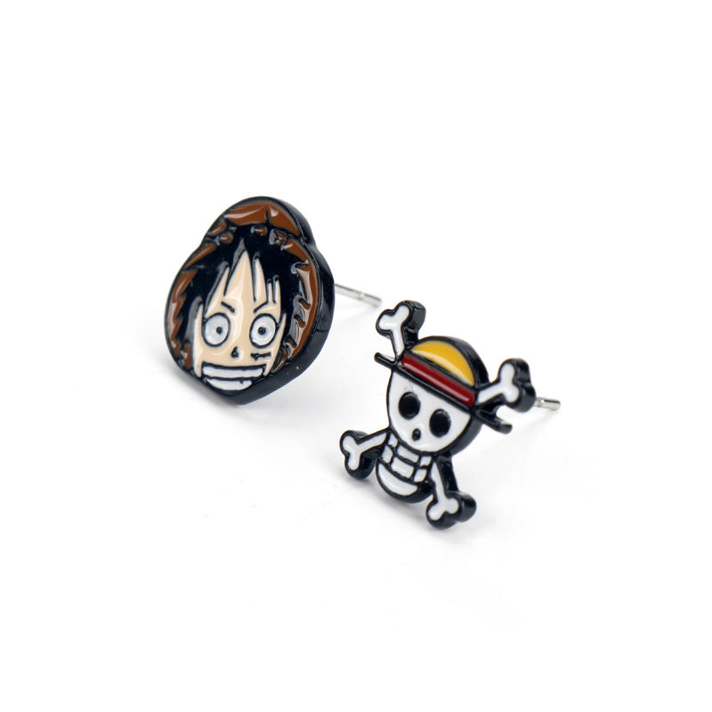 Alloy Pirate King Earrings MIC-HeY012