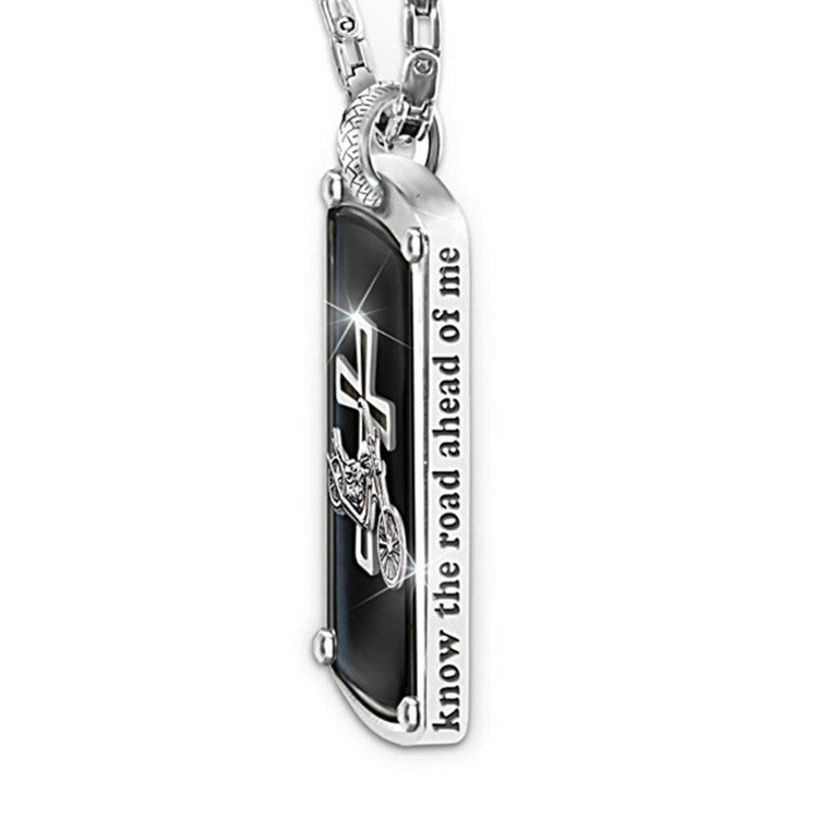 Necklace Stainless Steel Men's Punk Hip Hop Cross Minimo de compra 2 WeiH004