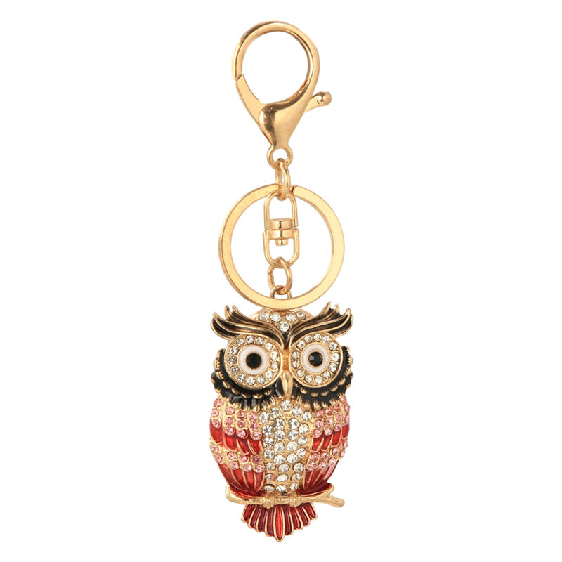 Diamond owl keychain  (Minimo de compra 2) MIC-ChaoK006