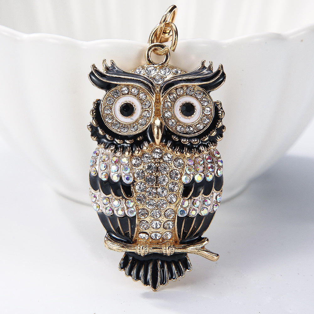 Diamond owl keychain  (Minimo de compra 2) MIC-ChaoK006