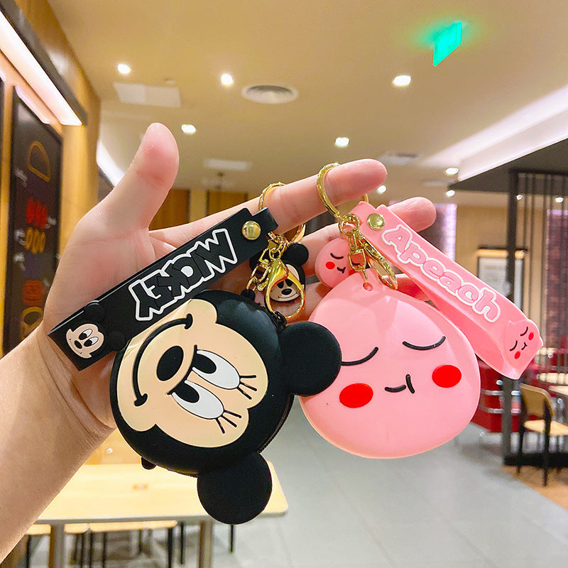 Keychains PVC Hardware Cute Animation Cartoon Coin Purse (M) MIC-YDao075