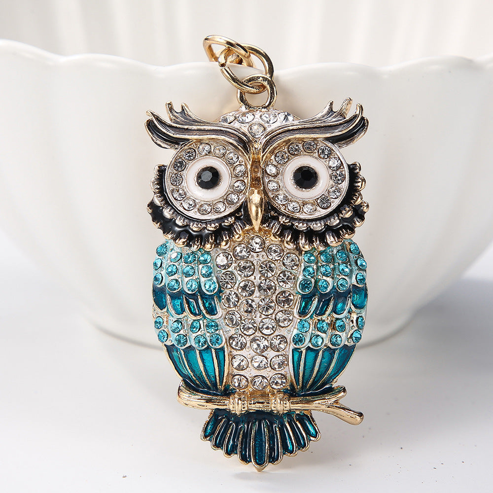 Diamond owl keychain  (Minimo de compra 2) MIC-ChaoK006