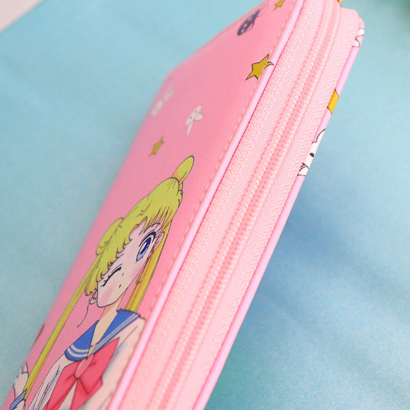 Wallet PU Cartoon Printing Long Zipper (M) MIC-Shengx002