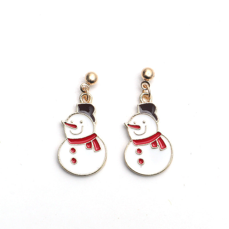 Alloy Christmas series earrings MIC-KaiQ028