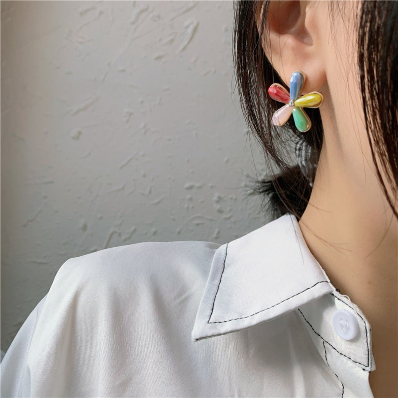 Alloy minimalist and cute earrings (Minimo de Compra 2) MIC-QingE008