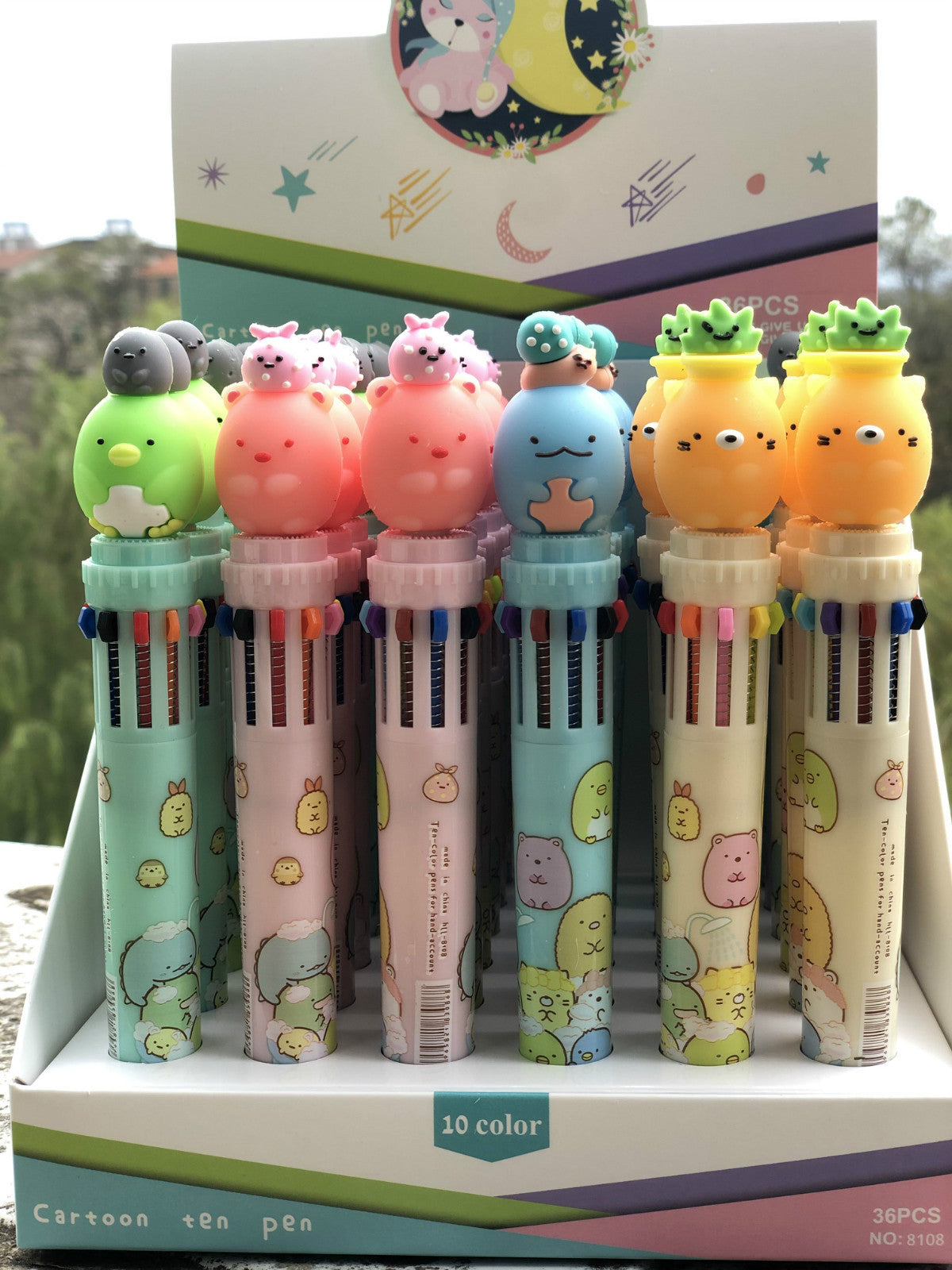 Acrylic lovely doll neutral pen 36PCS MIC-HongL010