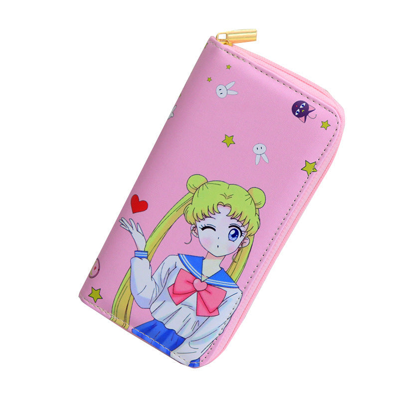 Wallet PU Cartoon Printing Long Zipper (M) MIC-Shengx002