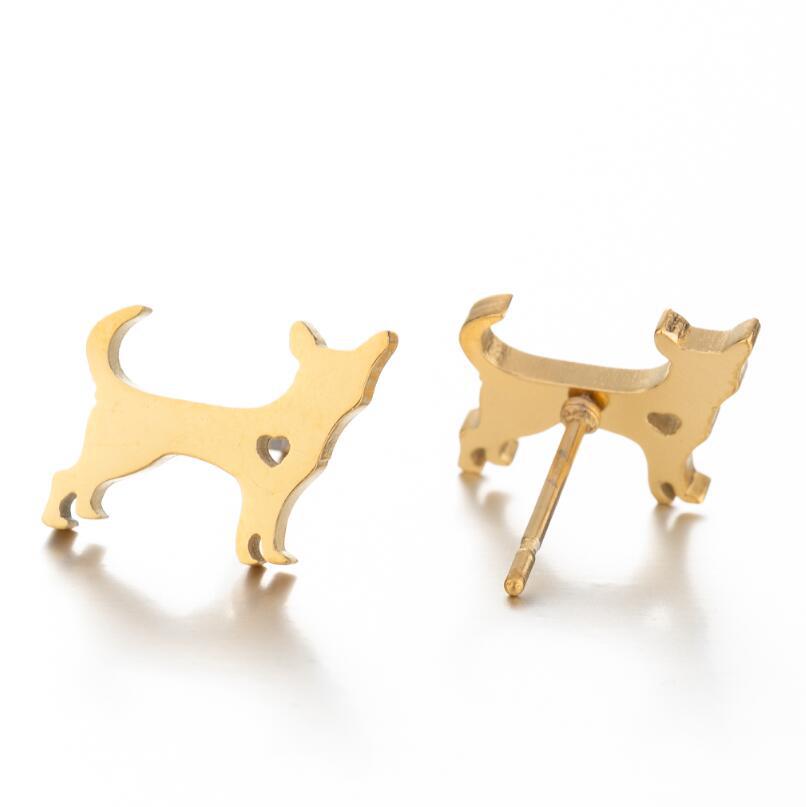 Dog Love Stainless Steel Earrings SS009