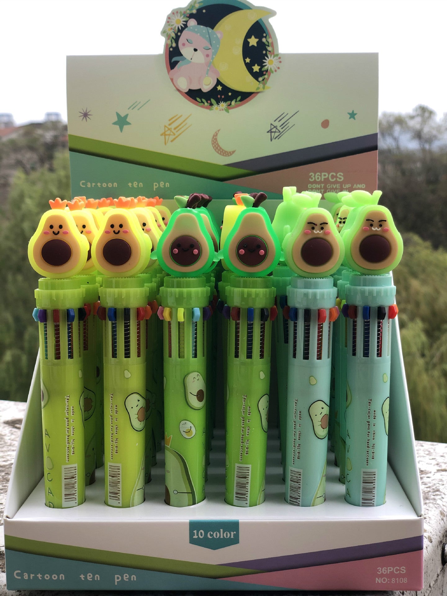 Acrylic lovely doll neutral pen 36PCS MIC-HongL010