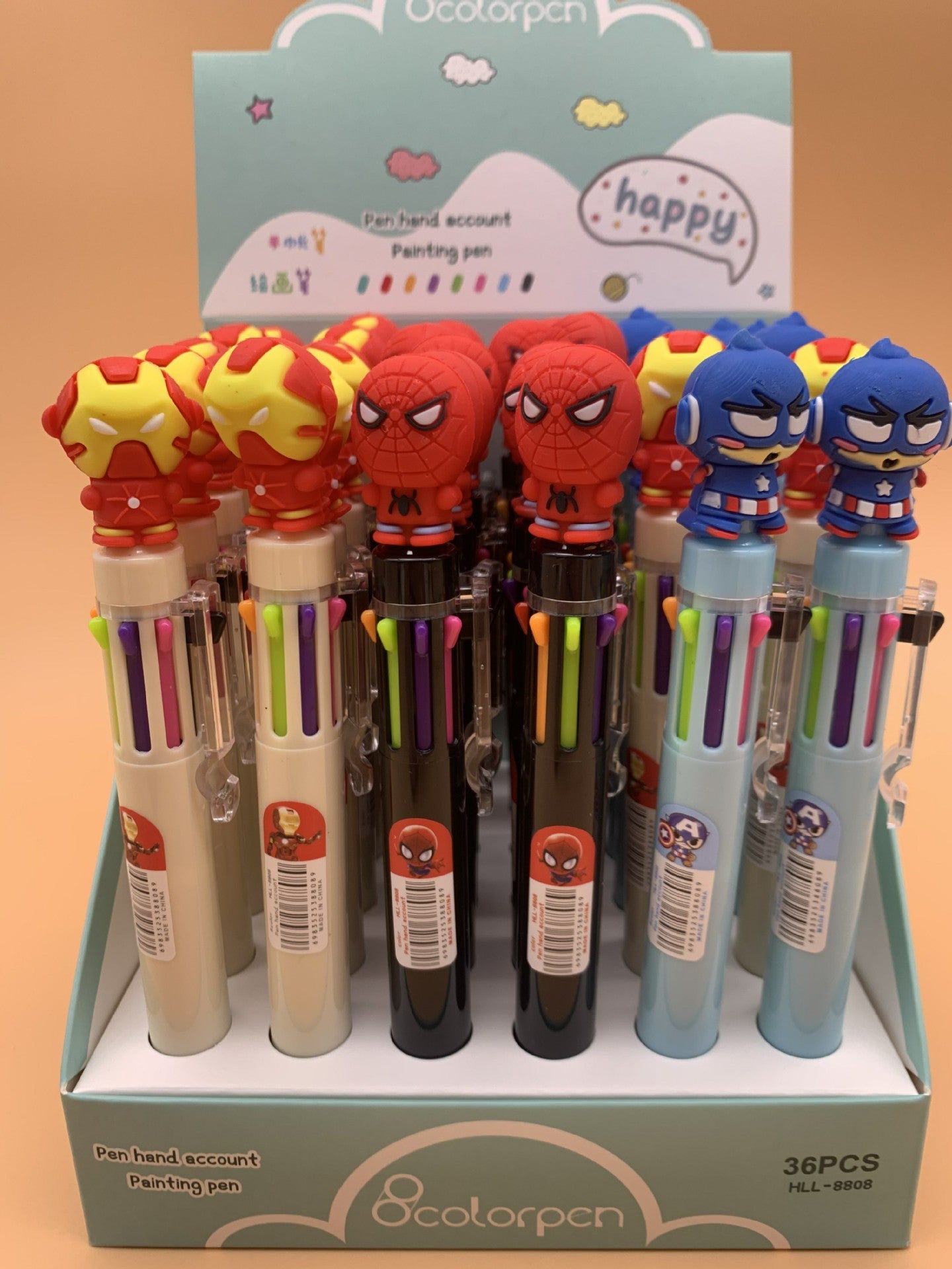 Acrylic lovely doll neutral pen 36PCS MIC-HongL013