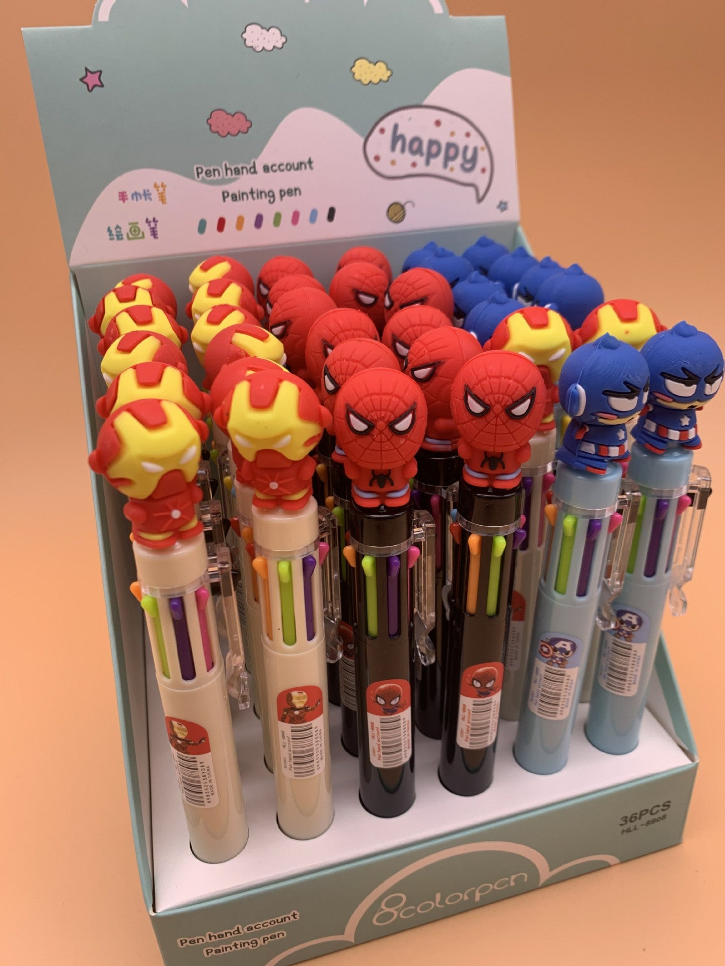 Acrylic lovely doll neutral pen 36PCS MIC-HongL013