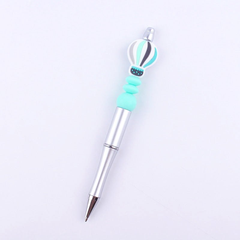 Beadable Pens Hot Air Balloon Beads Plastic Ballpoint Pen GuangTian001