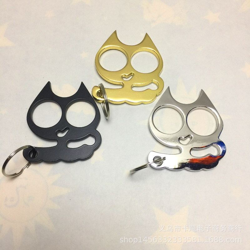 alloy super cute iron cat key chain KaB012