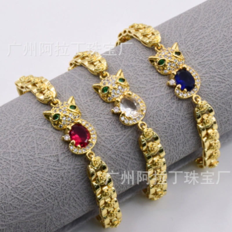 Bracelet Zircon Fox Rose Zircon Bracelet ALD004