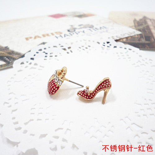 Alloy bag high heels earrings (Minimo de Compra 2) MIC-KaT007