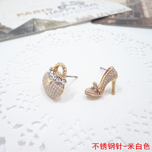 Alloy bag high heels earrings (Minimo de Compra 2) MIC-KaT007