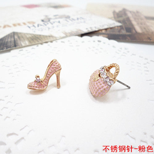 Alloy bag high heels earrings (Minimo de Compra 2) MIC-KaT007