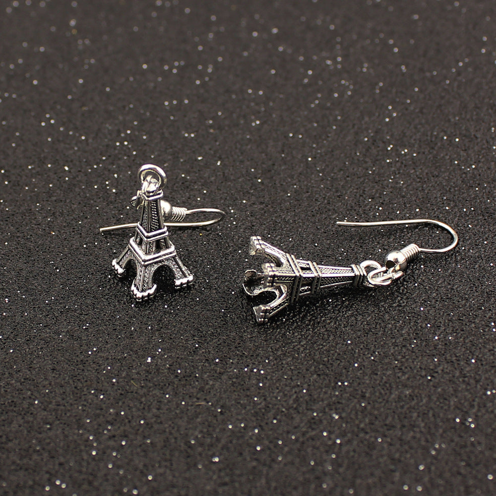 Alloy Love Paris Tower Earrings  (Minimo de Compra 2) MIC-ZuanL028