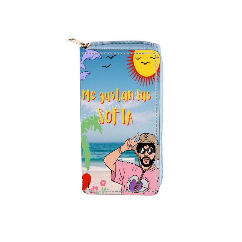 PU cartoon long zipper wallet (M) DengX030