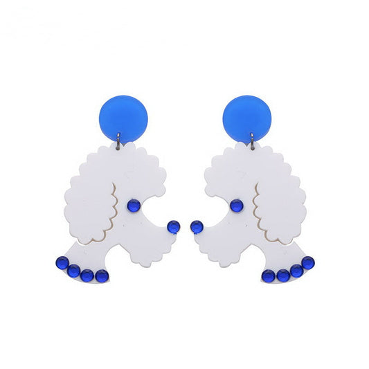 Acrylic VIP dog earrings MYA-XueP053