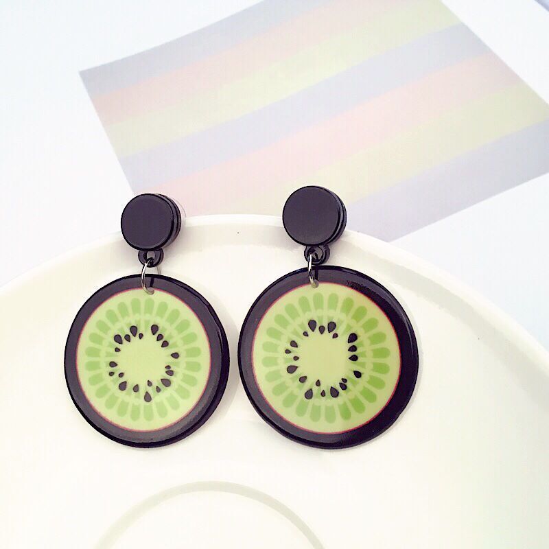 Alloy Fruit Plate Earrings MIC-MDD029